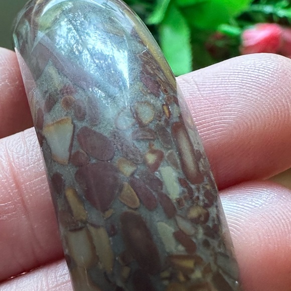 🔥🌟 STUNNING 🌟🔥 Natural Brown Red Jade Bangle Bracelet APPROX 6.67-7.5 size - Picture 2 of 9